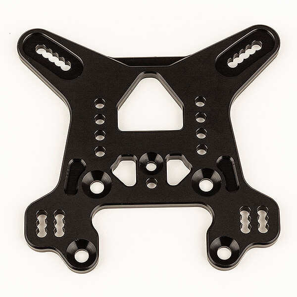 Team Associated Rc8b4 Rear Shock Tower, Black Aluminium