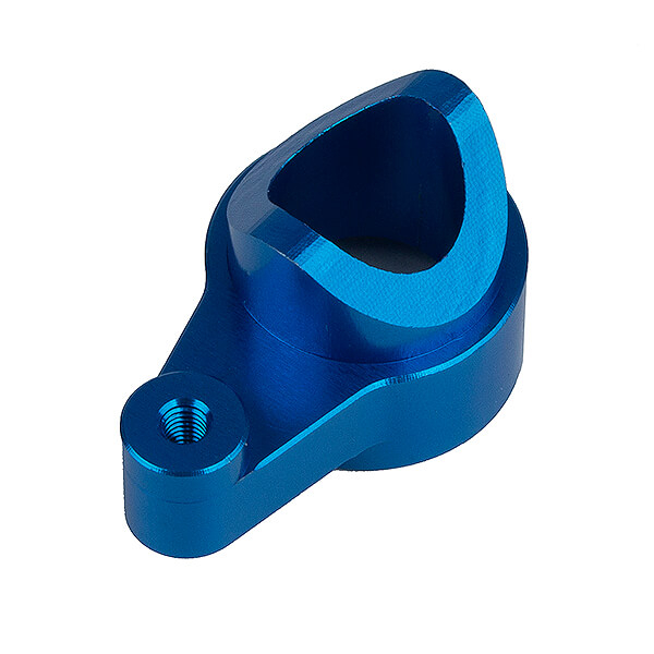 Team Associated Rc8b4 Ft Servo Saver Arm, Blue Aluminium