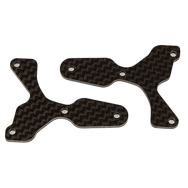 Team Associated Rc8b4 Ft Front Lower Susp. Arm Inserts Carbon