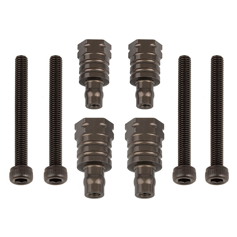 Team Associated Rc8b4.1/e Ft Shock Bushings 14mm/17mm Aluminium