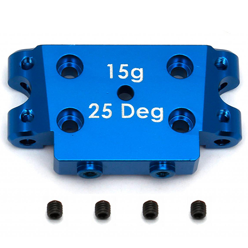 Associated B5/b5m Factory Team Alum. Bulkhead 25 Degree (15g)