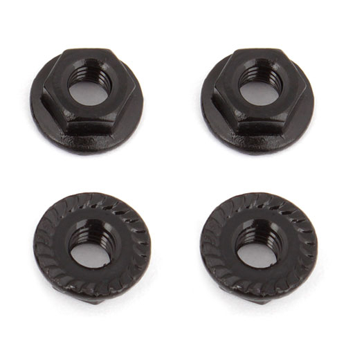 Associated M4 Serrated Nuts