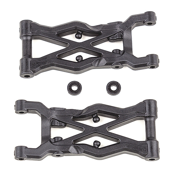 Team Associated B6.3 Ft 75mm Rear Suspension Arms Carbon Fibre