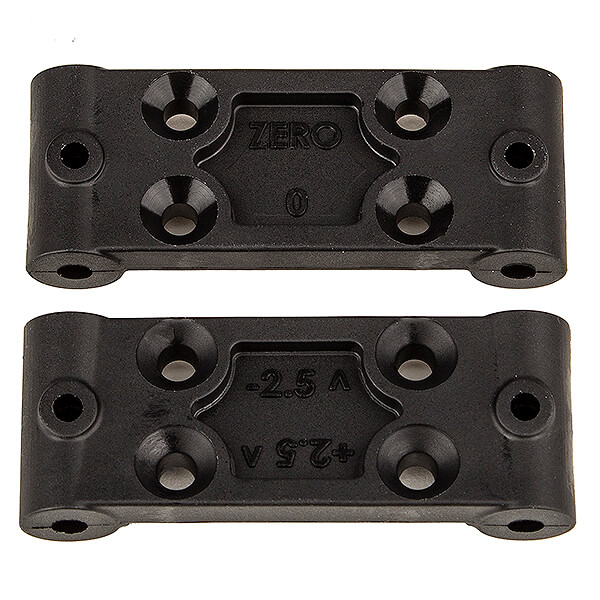 Team Associated Rc10b6.4 Front Bulkhead Set, 0 Deg / 2.5 Deg