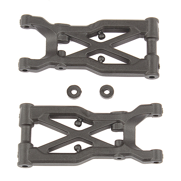 Team Associated B74/b74.1 Ft Rear Suspension Arms Carbon Fibre