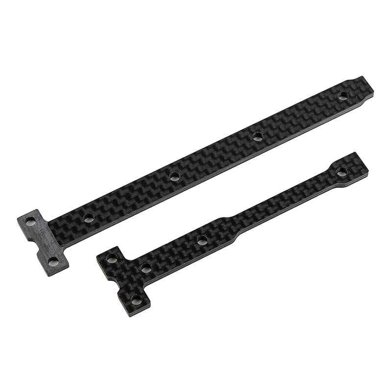 Team Associated B74.2 Ft 2.5mm C/f Stiff Chassis Brace Set