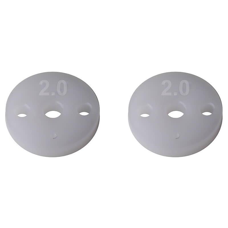 Team Associated Rc10b7 Ft 13mm Shock Pistons 2.5mm (2 X 2.0)
