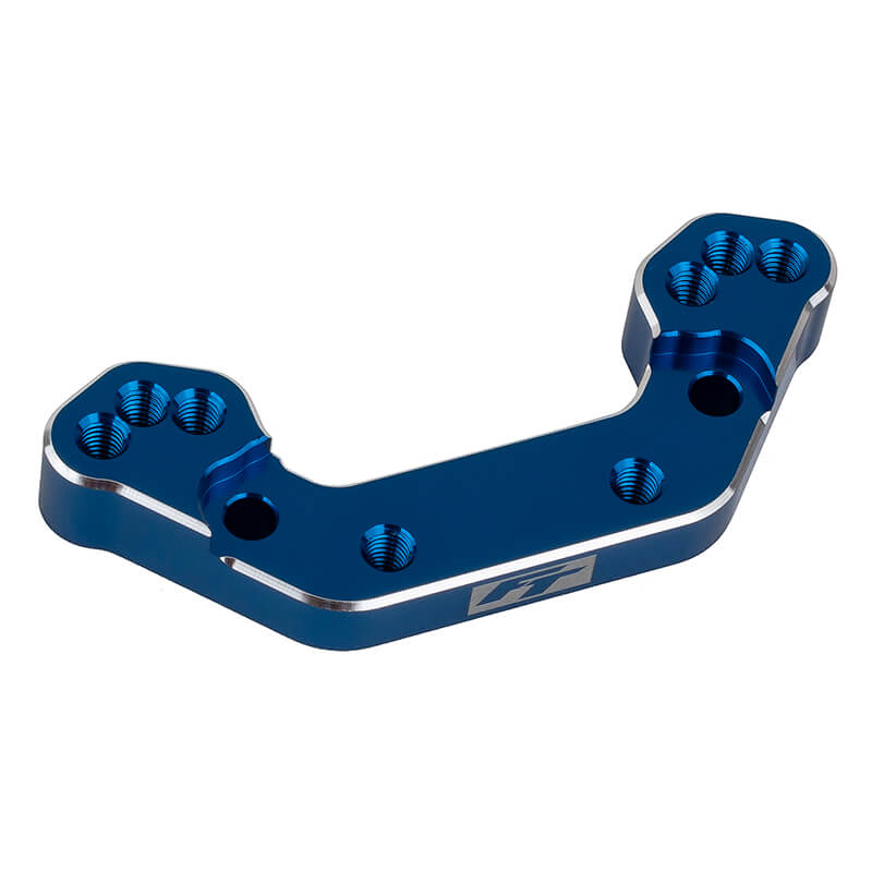 Team Associated Rc10b7 Ft Ballstud Mount +2mm Blue Aluminium