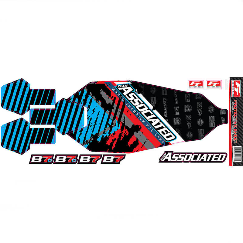 Team Associated Rc10b7 Chassis Protective Sheet