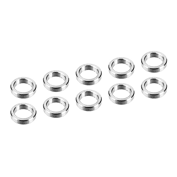 Corally Alum. Shim Ring Id 3mm Od 4mm 1.0mm 10 Pcs