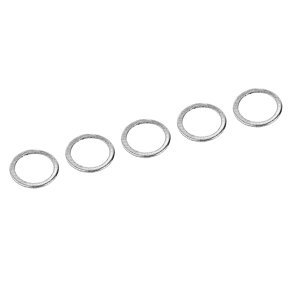 Corally Alum. Shim Ring Id 6.35mm 0.4mm 5 Pcs