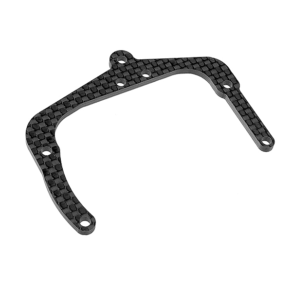 Corally Rear Pod Upper Plate Ssx10 Graphite 2.5mm 1 Pc