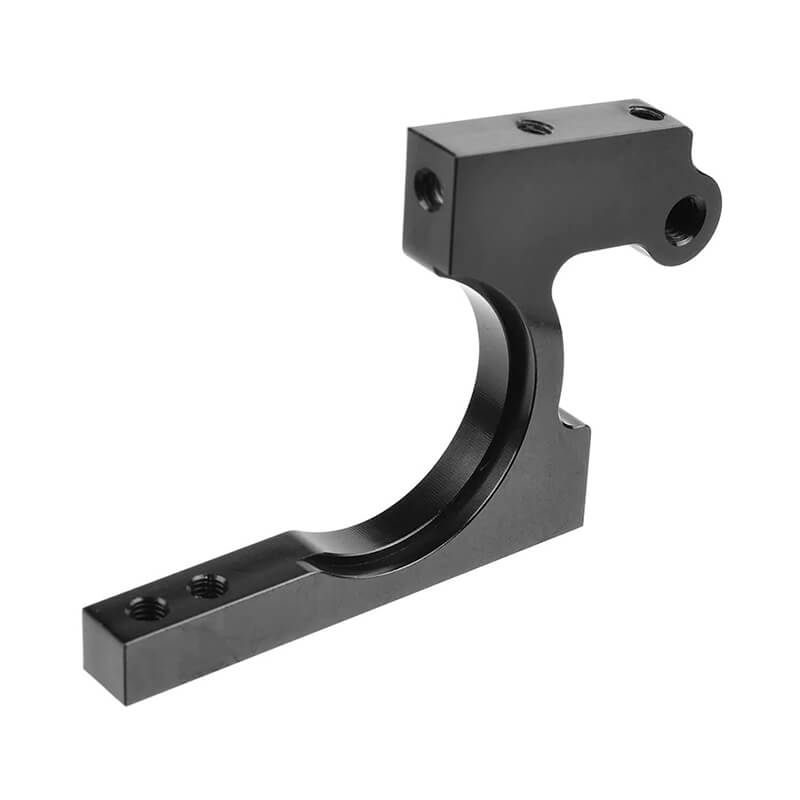 Corally Bulkhead Front Left 7075 Aluminium Black