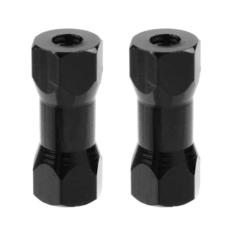 Corally Chassis Post 1.0005mm M3 Black 2 Pcs