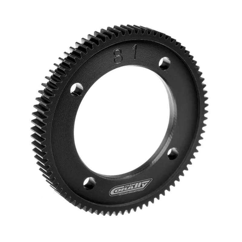 Corally Spur Gear 48dp 81 Teeth Center Diff Delrin Cnc