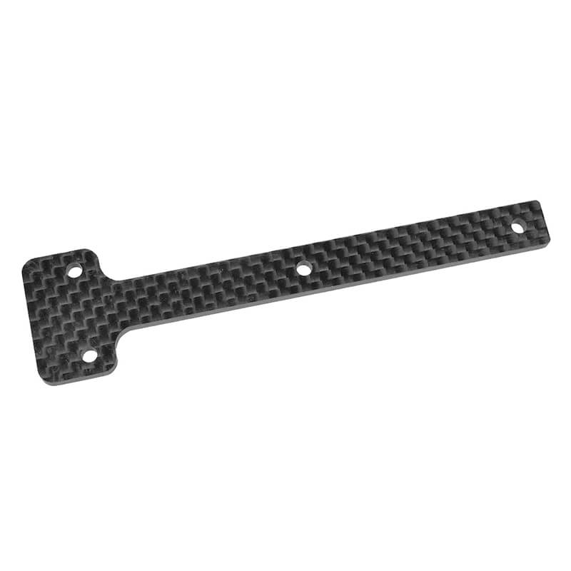 Corally Chassis Stiffener Plate Front Carbon