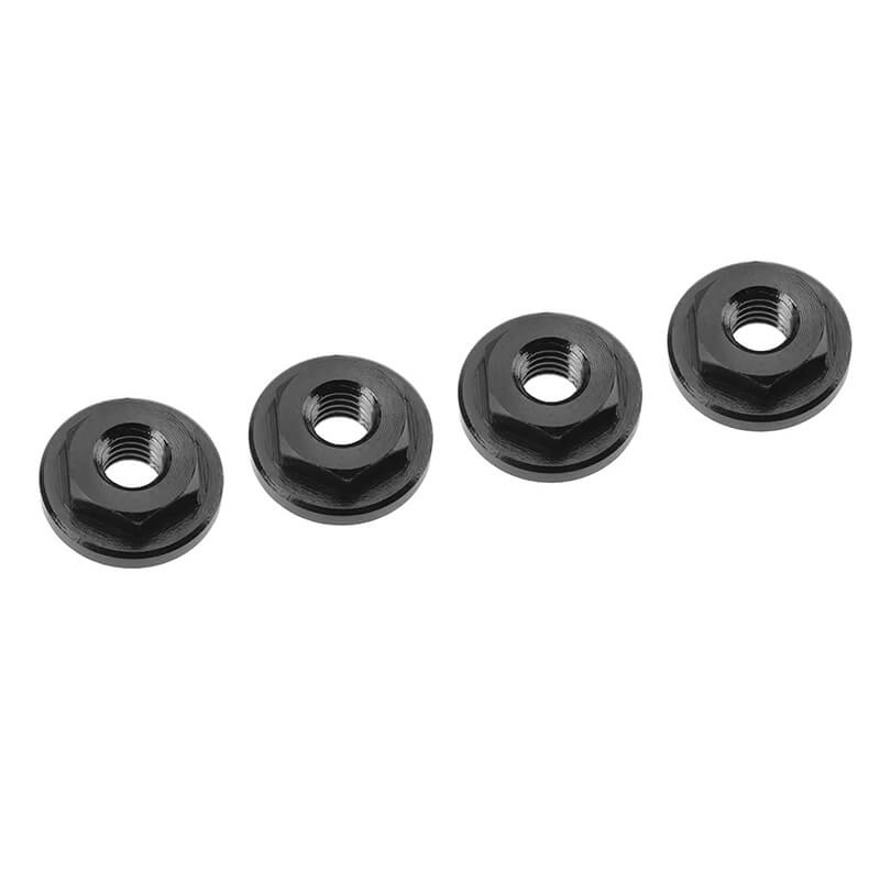 Corally Side Guard Nuts Aluminium Black 4 Pcs