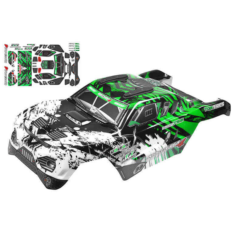 Corally Kagama 4 Body Painted And Cut Green
