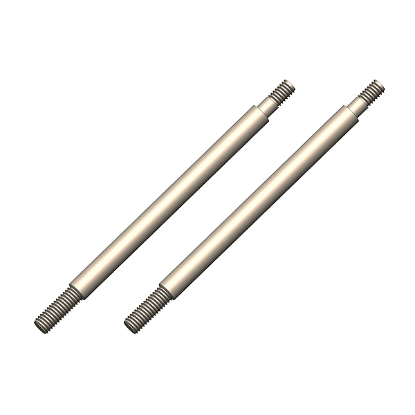 Corally Shock Shaft 55mm Front Steel 2 Pcs
