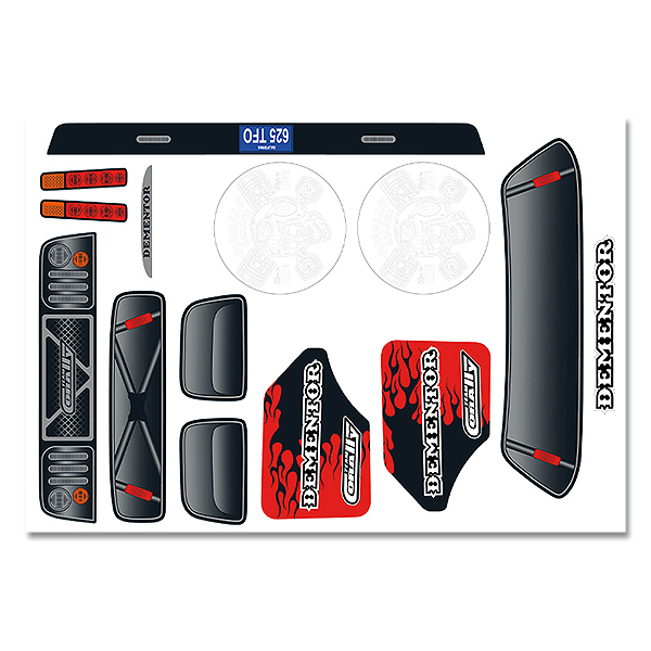 Corally Body Decal Sheet - Dementor Xp 6s 2021