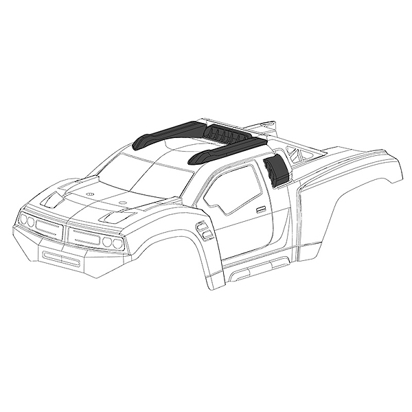 Corally Polycarbonate Shell Punisher Xp Clear/cut