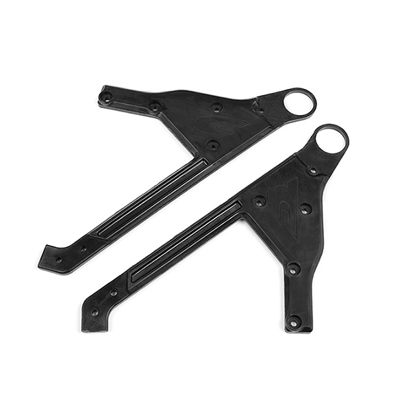 Corally Wheelie Bar Plate Composite L+r 2 Pcs