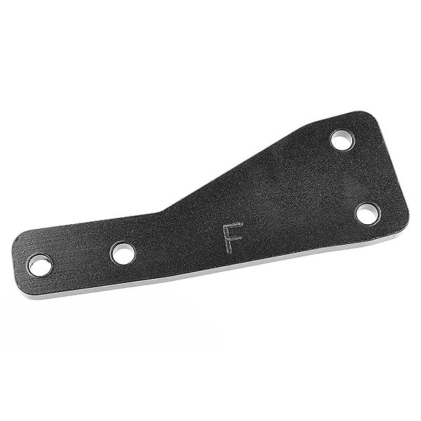 Corally Shock Tower Brace Front Mt Aluminum Black 1 Pc