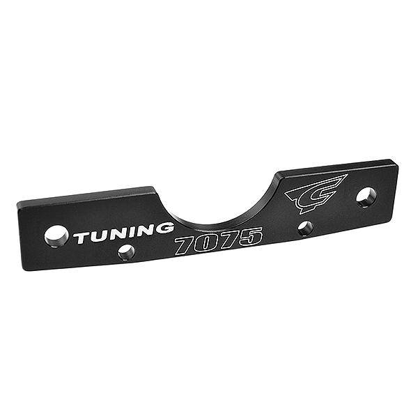 Corally Suspension Arm Mount Rf Swiss 7075 T6 3mm Hard Bl.