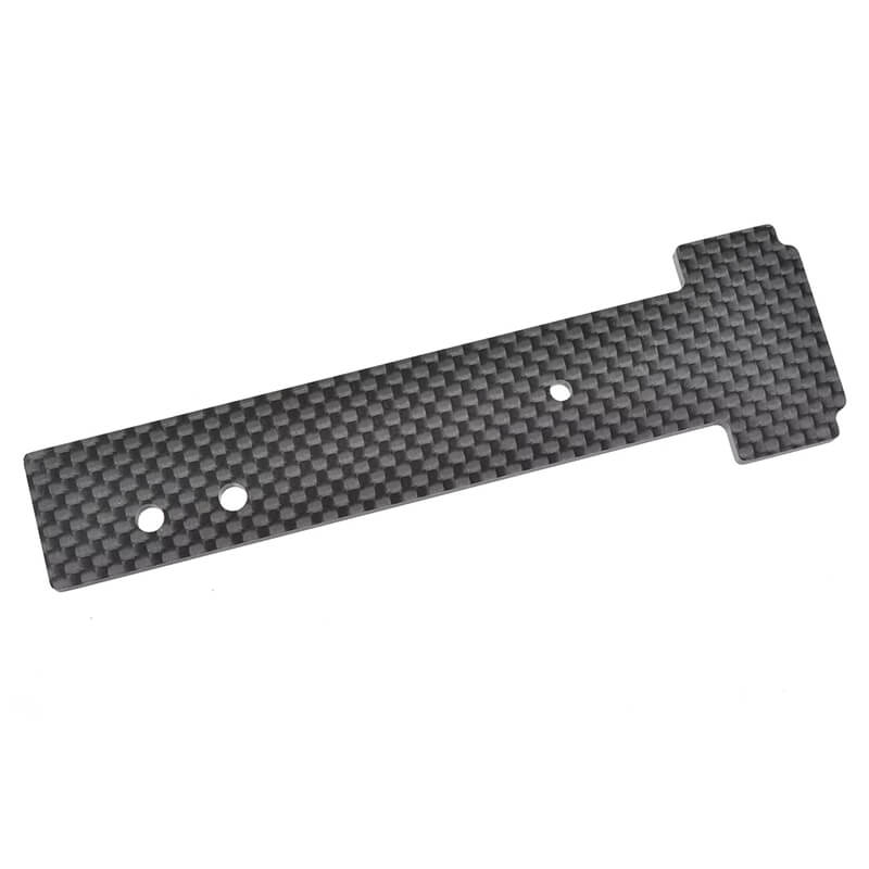 Corally Chassis Plate Rear Carbon 3mm