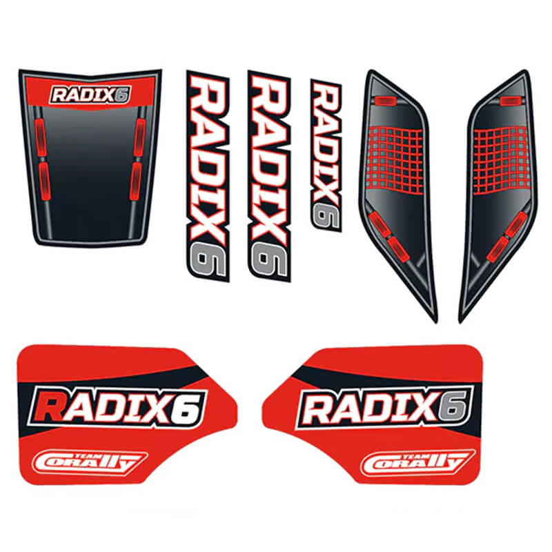 Corally Body Decal Sheet - Radix 6s