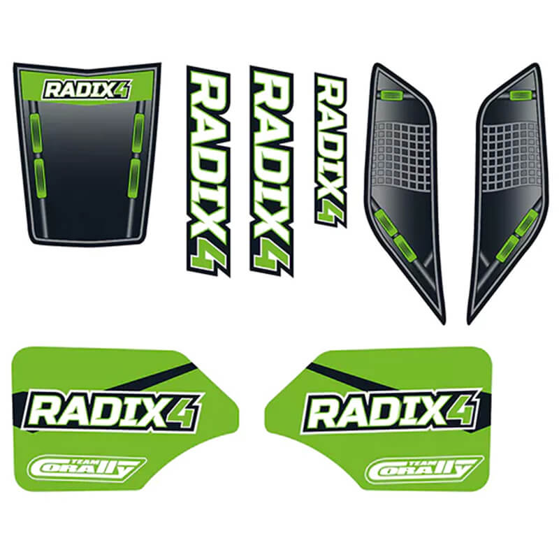 Corally Body Decal Sheet - Radix 4s