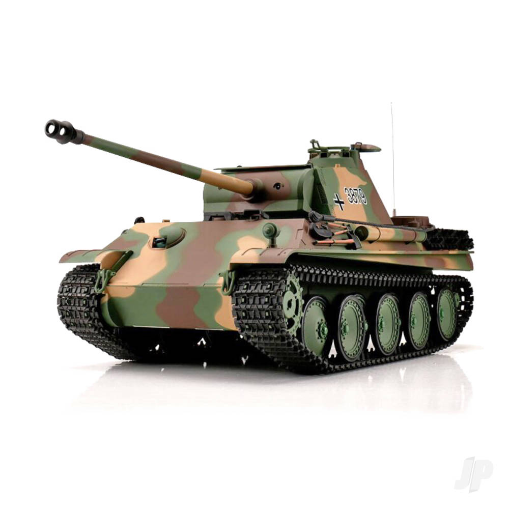 Henglong 1:16 German Panther Type G I with Infrared Battle System (2.4GHz + Shooter + Smoke + Sound + Metal Gearbox)