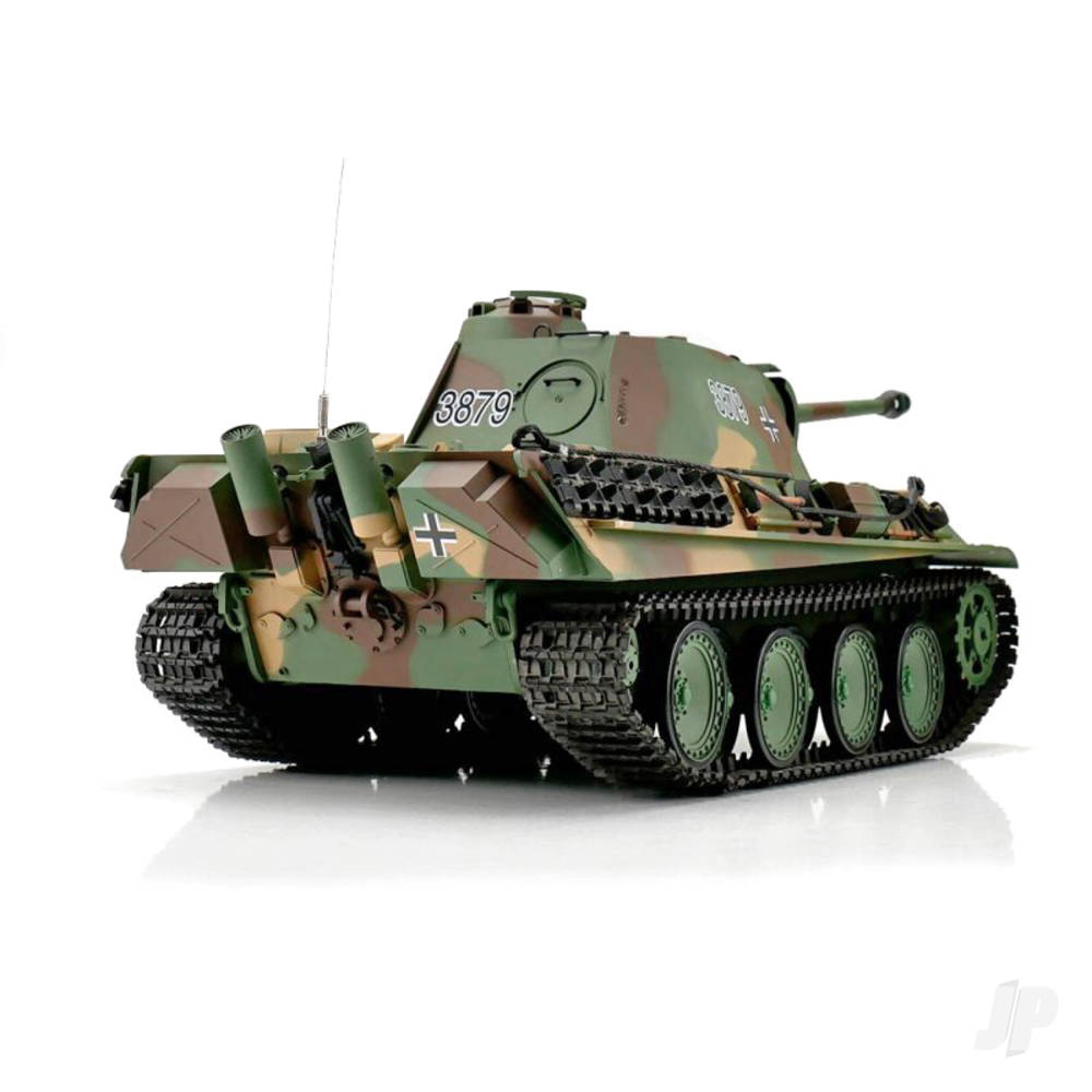 Henglong 1:16 German Panther Type G I with Infrared Battle System (2.4GHz + Shooter + Smoke + Sound + Metal Gearbox)-2