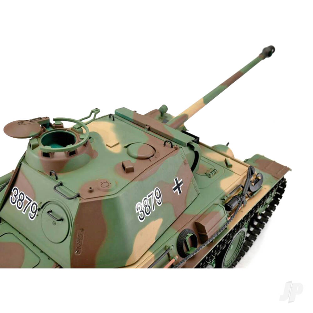 Henglong 1:16 German Panther Type G I with Infrared Battle System (2.4GHz + Shooter + Smoke + Sound + Metal Gearbox)-3