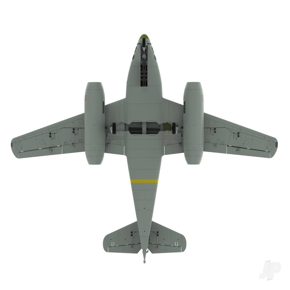 ME-262 Twin 90mm EDF Foam Jet, Green Camo (PNP 12S)-5