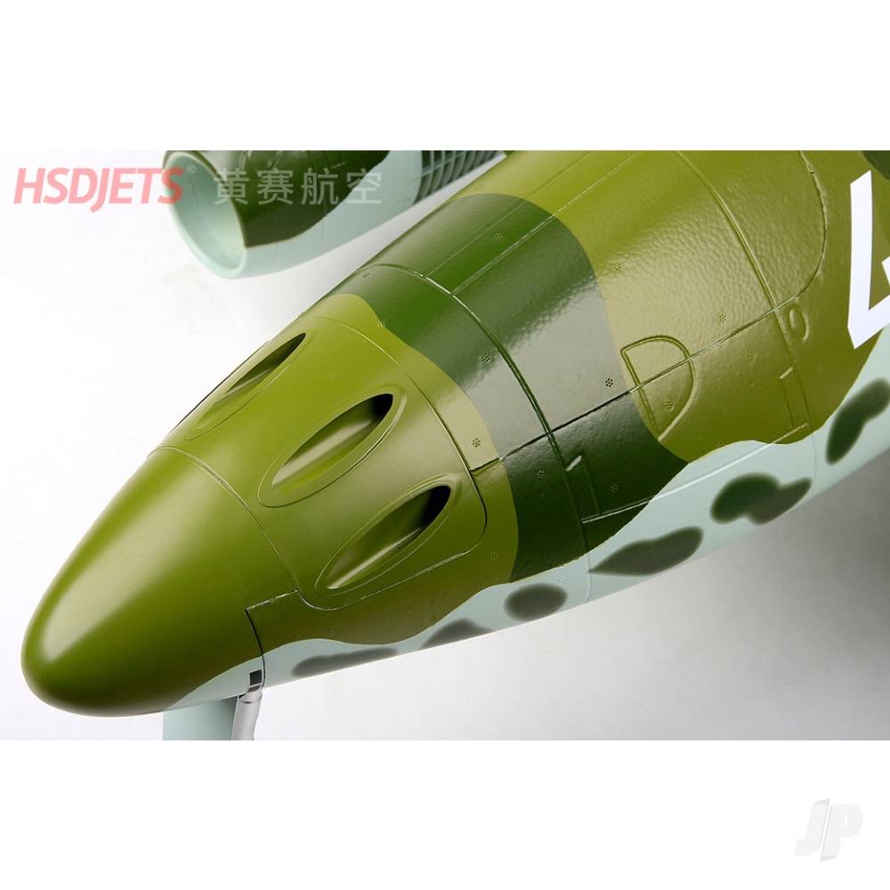 ME-262 Twin 90mm EDF Foam Jet, Green Camo (PNP 12S)-11