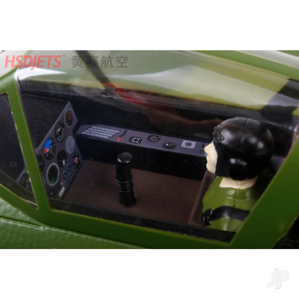 ME-262 Twin 90mm EDF Foam Jet, Green Camo (PNP 12S)-12