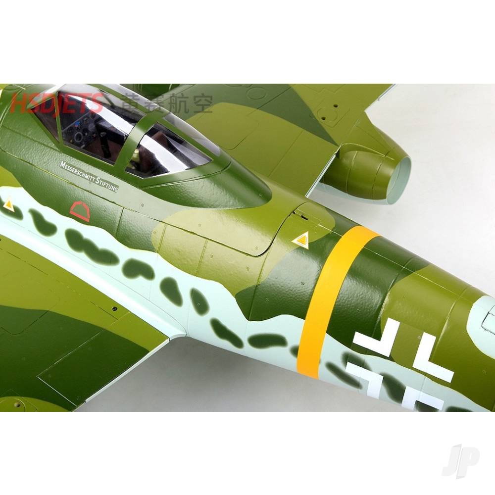 ME-262 Twin 90mm EDF Foam Jet, Green Camo (PNP 12S)-14