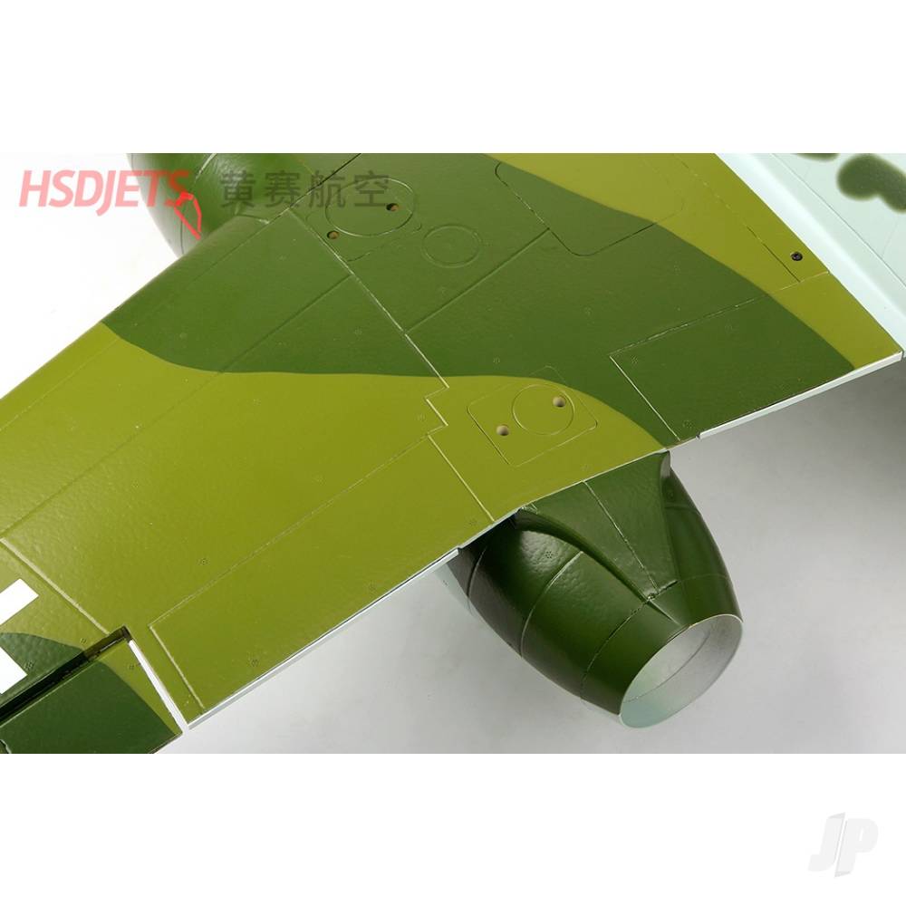 ME-262 Twin 90mm EDF Foam Jet, Green Camo (PNP 12S)-16