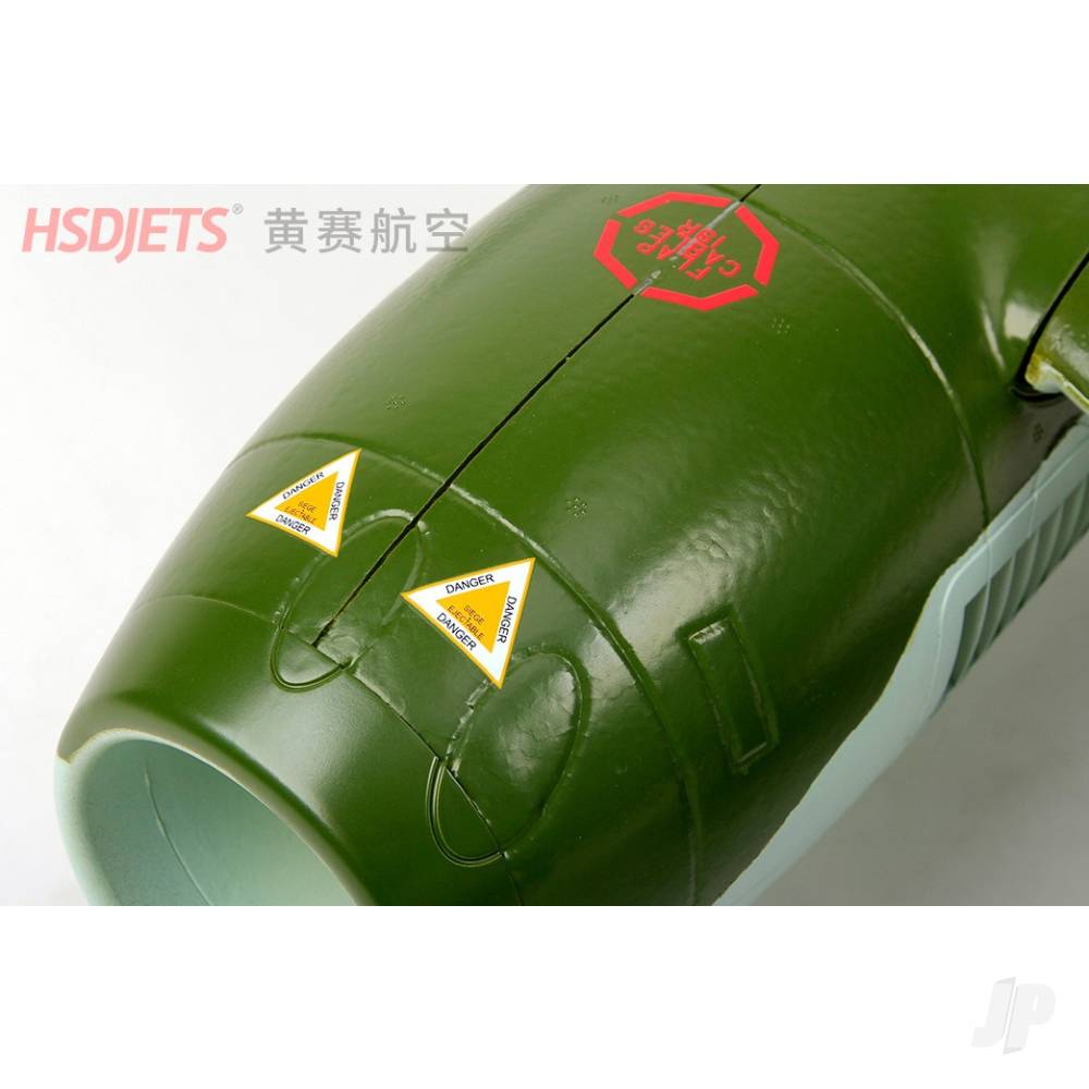 ME-262 Twin 90mm EDF Foam Jet, Green Camo (PNP 12S)-21