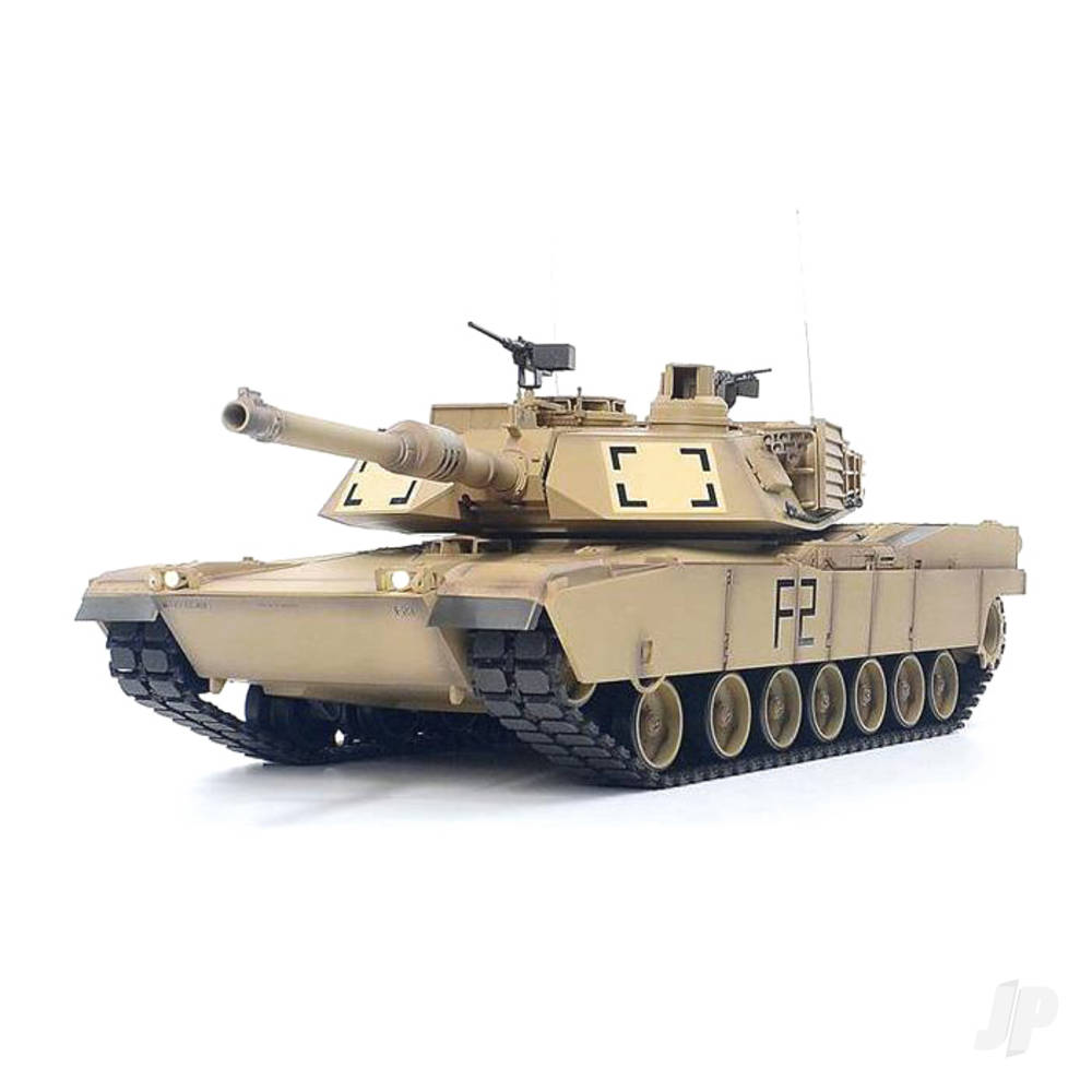 Henglong 1:16 U.S. M1A2 Abrams with Infrared Battle System (2.4GHz + Shooter + Smoke + Sound + Metal Gearbox)