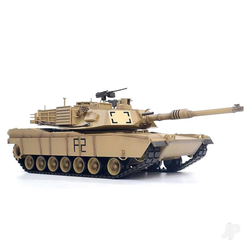 Henglong 1:16 U.S. M1A2 Abrams with Infrared Battle System (2.4GHz + Shooter + Smoke + Sound)-4
