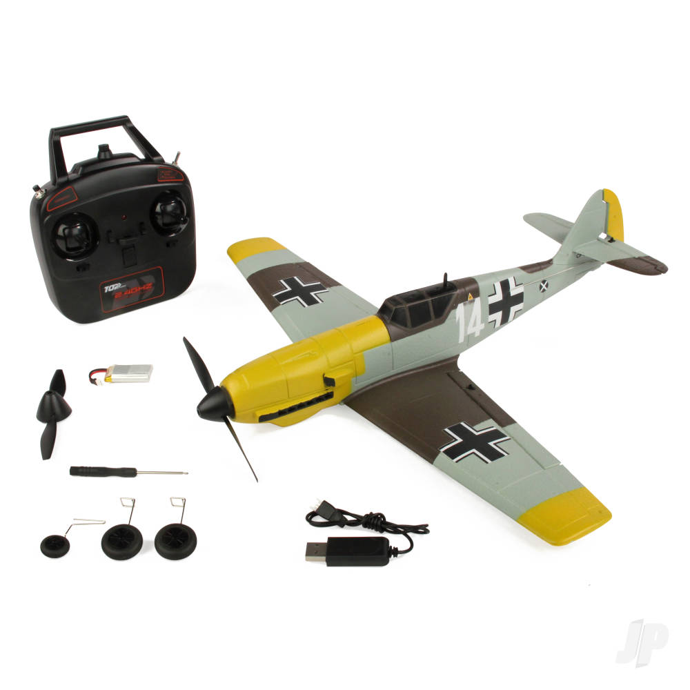 top-rc-mini-bf-109-rtf-mode-2-450mm