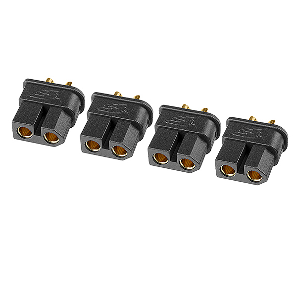 Corally Tc Pro Connector 3.5mm Gold Plated Connectors Reverse Polarity Protection - Male 4pcs