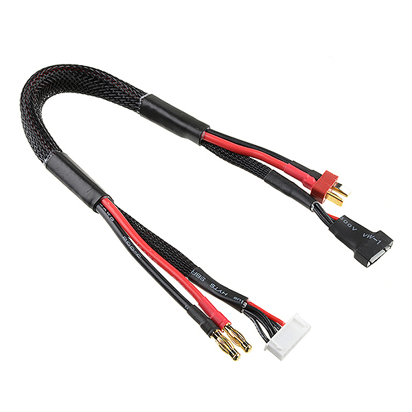 Corally Charge/balance Lead Tplug 4s Charger 6s Xh Connector - 4s Xh Connector 14awg Ultra V+ Wire