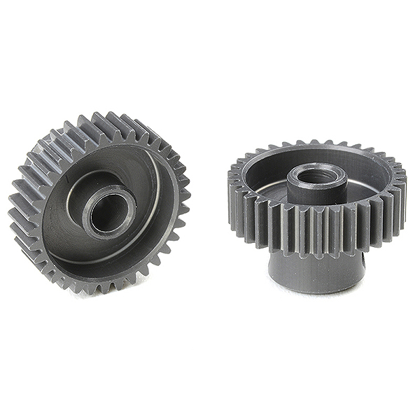 Corally 64 Dp Pinion Short Hard Anodised Al7075 34 Teeth Shaft Dia. 3.17mm