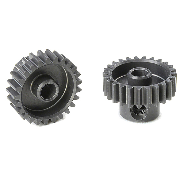 Corally 48 Dp Pinion Short Hard Anodised Al7075 25 Teeth Shaft Dia. 3.17mm