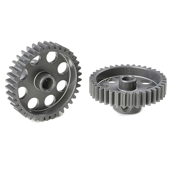 Corally 48 Dp Pinion Short Hard Anodised Al7075 37 Teeth Shaft Dia. 3.17mm