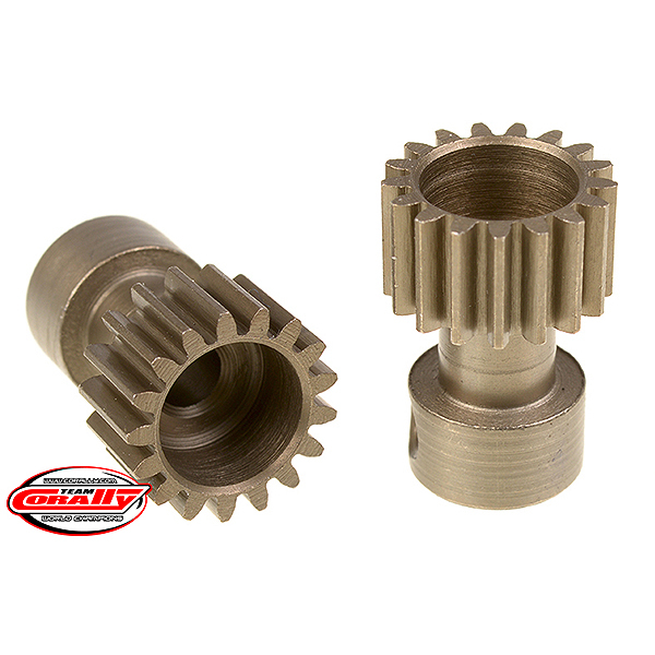 Corally 48 Dp Pinion Long Boss Hardened Steel 17 Teeth Dia. 3.17mm