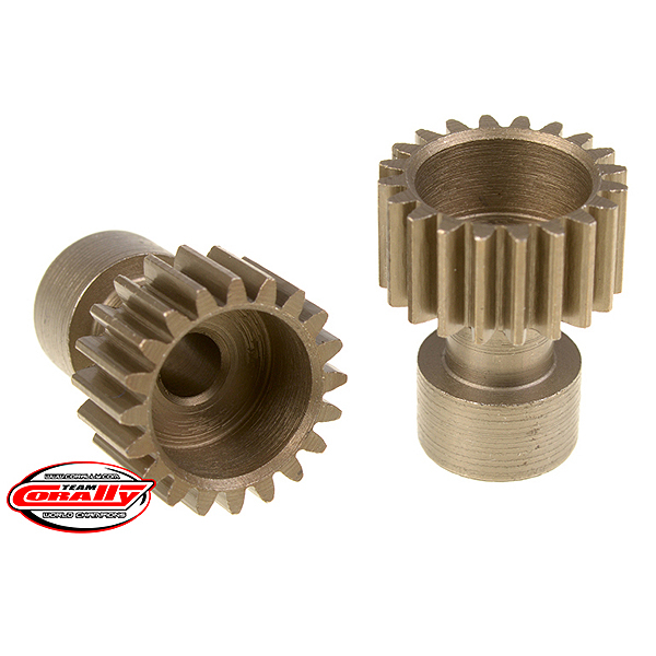 Corally 48 Dp Pinion Long Boss Hardened Steel 20 Teeth Dia. 3.17mm